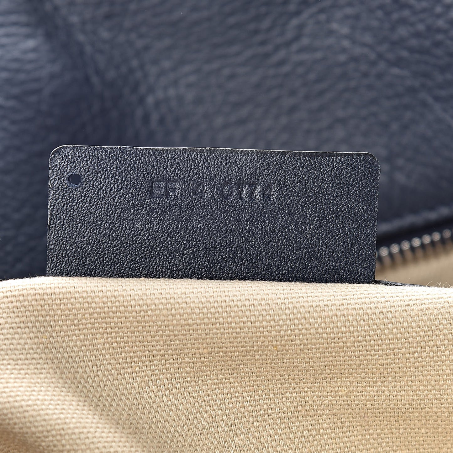 Waxy Grained Calfskin Medium Pandora Pure Flap Bag Night Blue