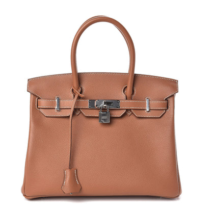 Hermes Taurillon Novillo Birkin 30 Gold 1 of 11
