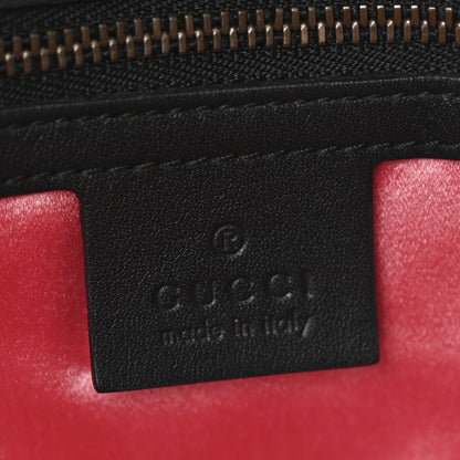 Gucci Velvet Matelasse Marquise Crystals Embroidered Small GG Marmont Shoulder Bag Black 6 of 10