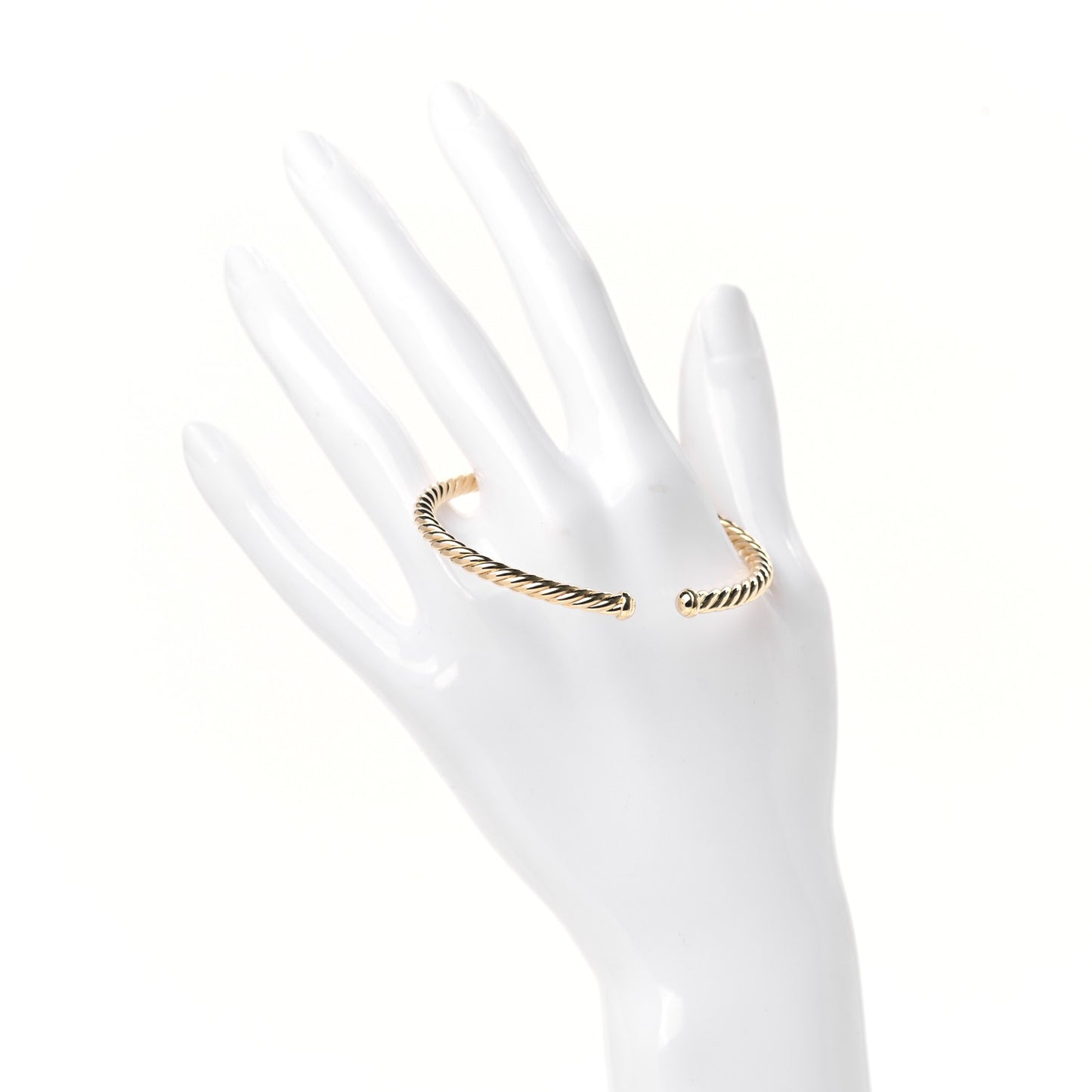 18K Yellow Gold 4mm Cablespira Bracelet