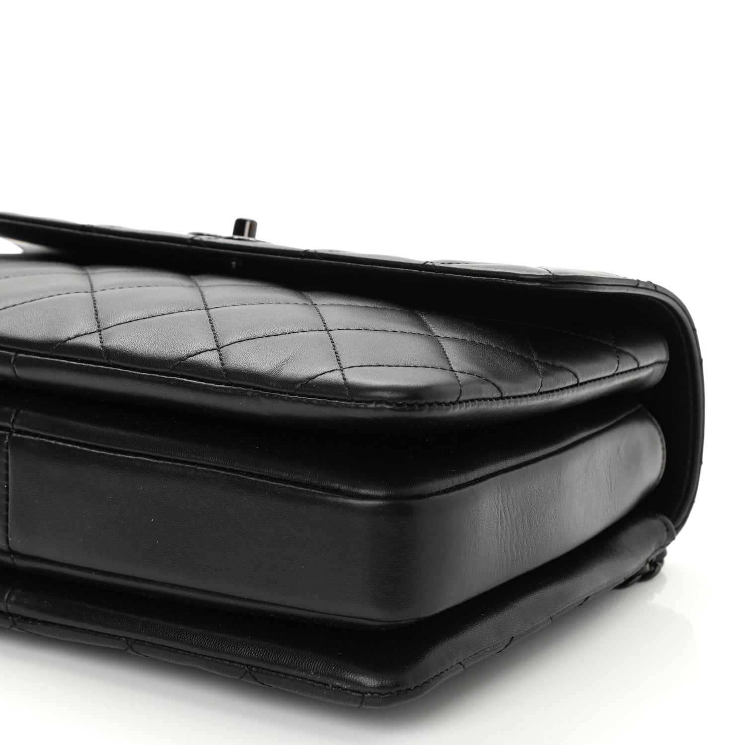 Chanel Lambskin Quilted Medium Trendy CC Flap Dual Handle Bag So Black 10 of 10