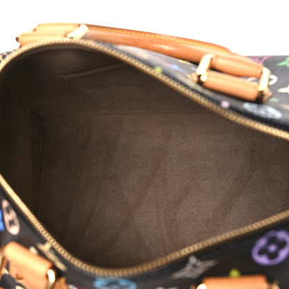 Louis Vuitton Monogram Multicolor Speedy 30 Black 5 of 9