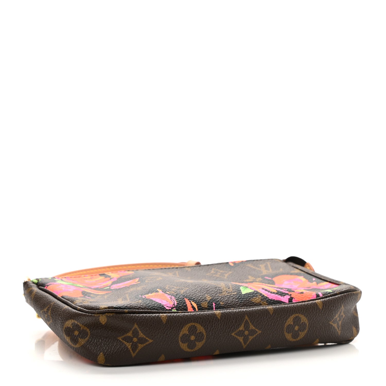 Louis Vuitton Monogram Roses Pochette Accessories Long Strap 3 of 7