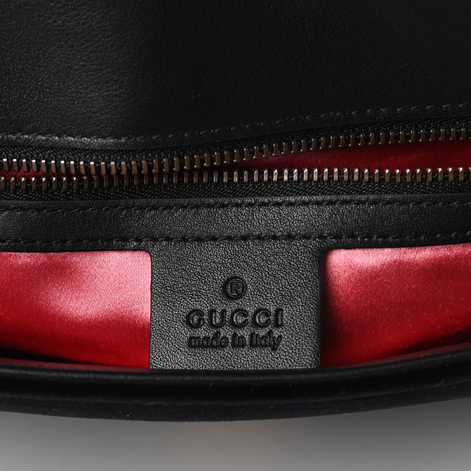 Gucci Velvet Matelasse Small GG Marmont Shoulder Bag Black 8 of 10