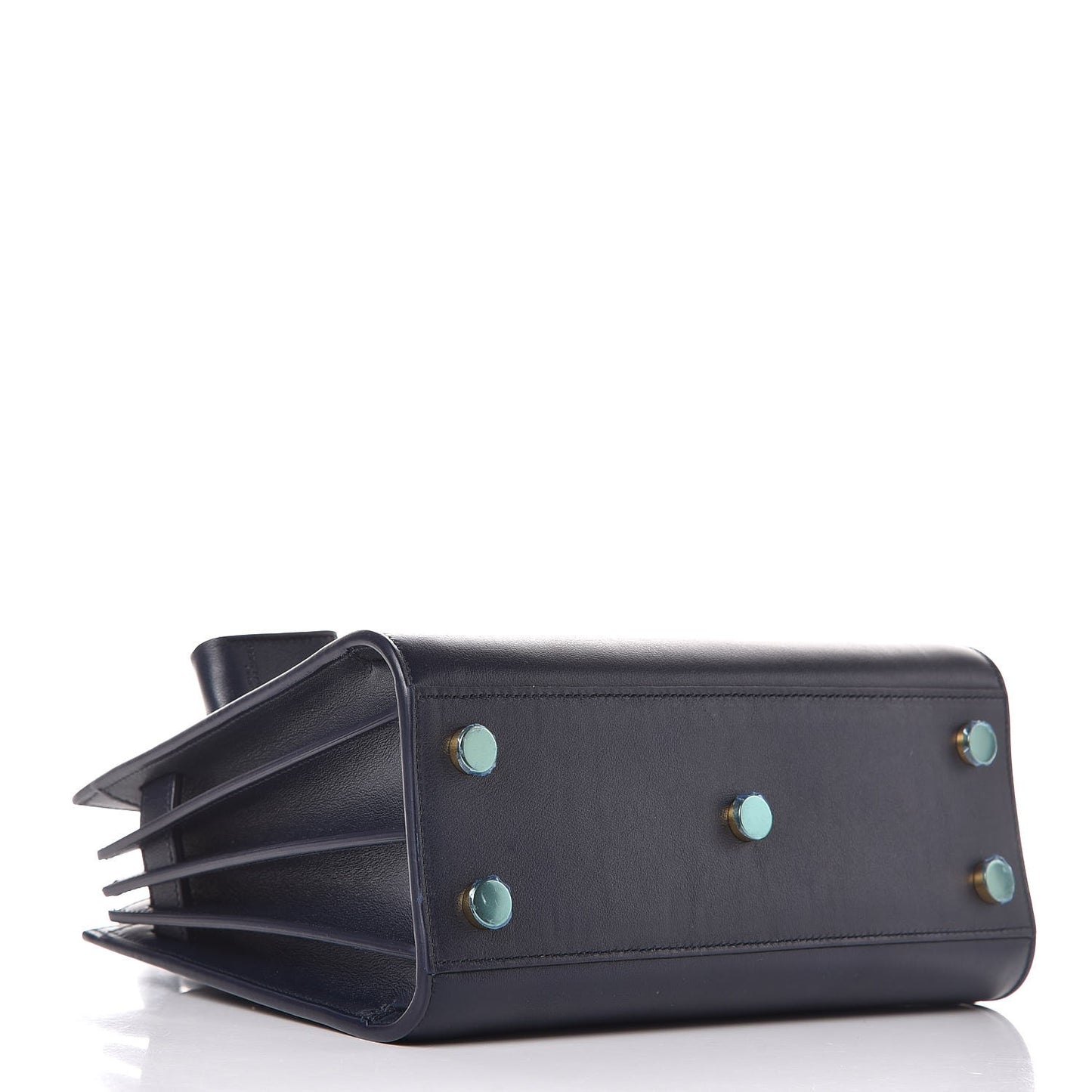 Calfskin Nano Sac De Jour Dark Blue