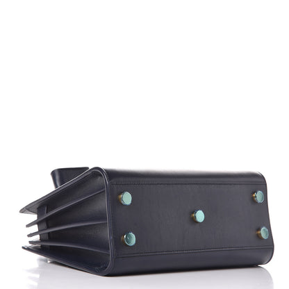 Saint Laurent Calfskin Nano Sac De Jour Dark Blue 4 of 8