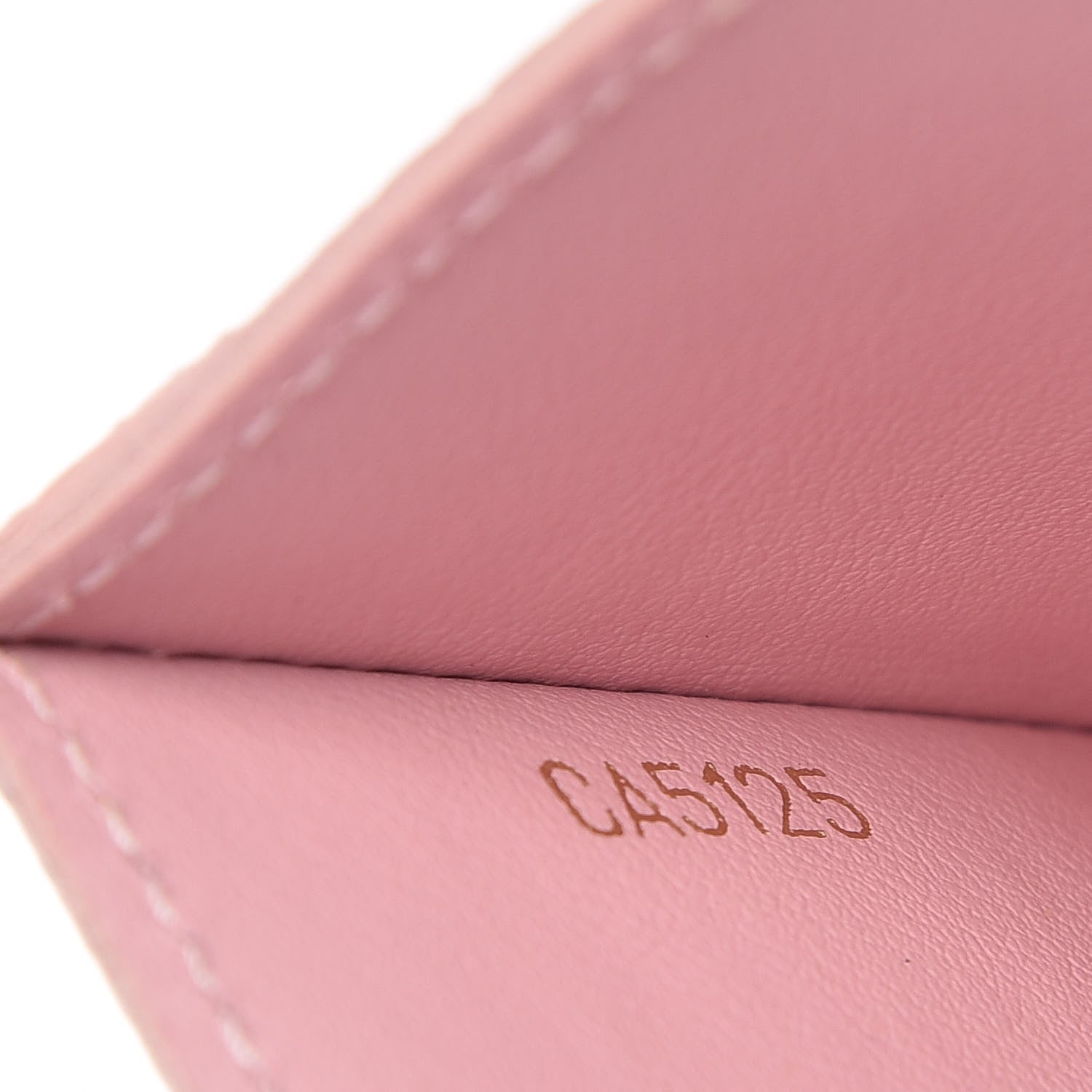 Louis Vuitton Damier Ebene Caissa Card Holder Rose Ballerine 7 of 9