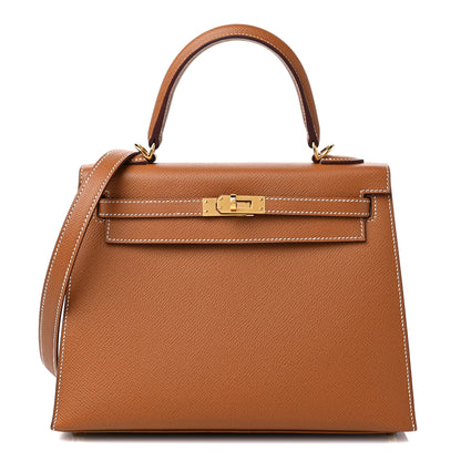 Hermes Epsom Kelly Sellier 25 Gold 1 of 11