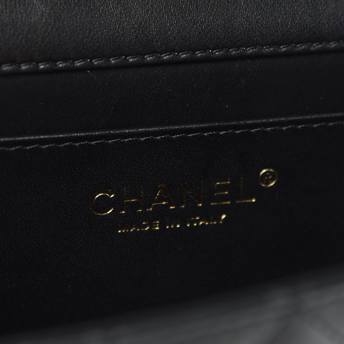 Lambskin Quilted Fantasy Pearl Flap Black
