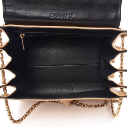 Chanel Lambskin Chocolate Bar Accordion Flap Beige 5 of 22