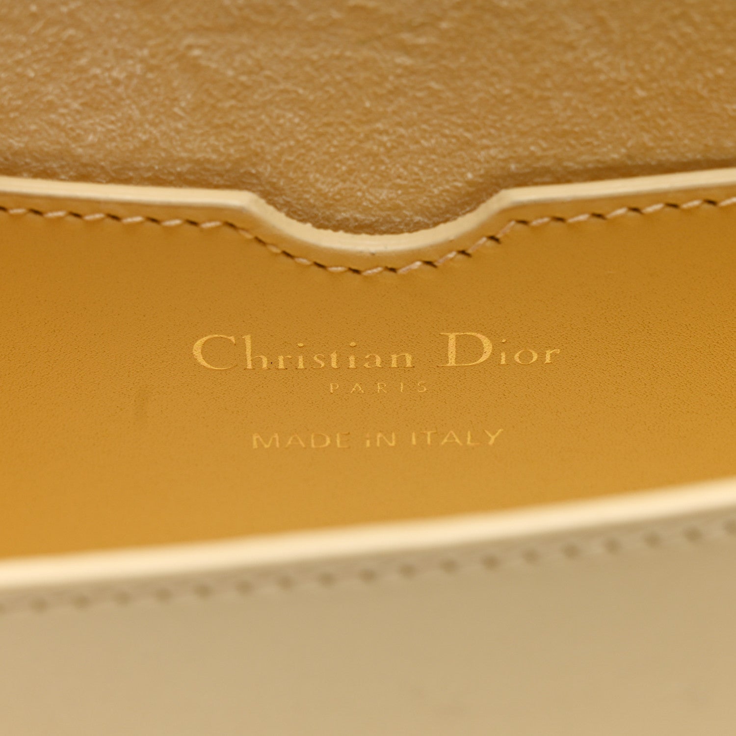 Christian Dior Box Calfskin East West Bobby Bag Soft Yellow 6 of 12