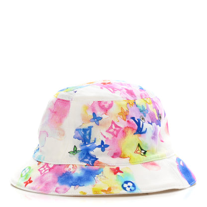 Louis Vuitton Watercolor Cotton Transformable Bob Bucket Hat 58 Multicolor 1 of 10