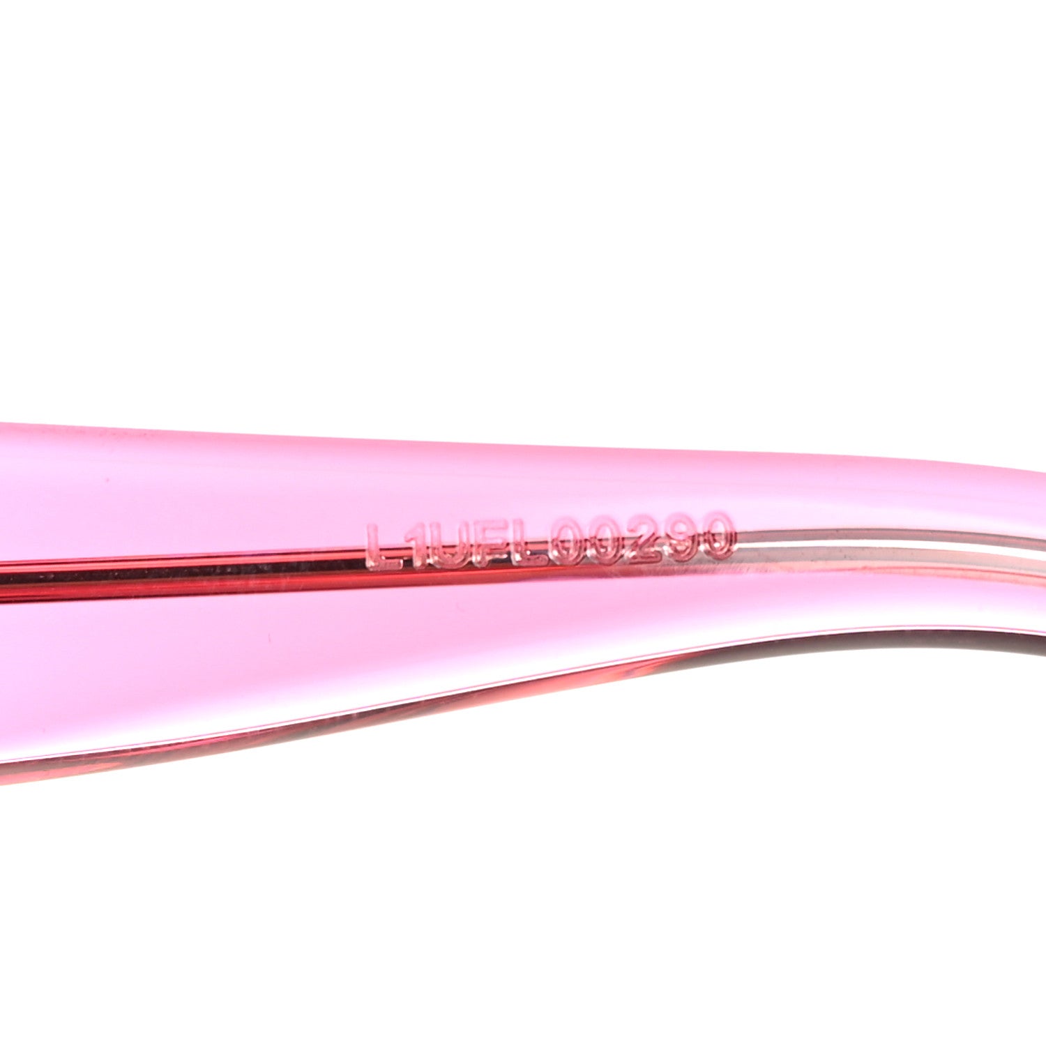 Gucci Acetate Crystal Heart GG0116S Sunglasses Fuchsia 6 of 8