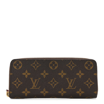 Louis Vuitton Monogram Clemence Wallet Fuchsia 1 of 13