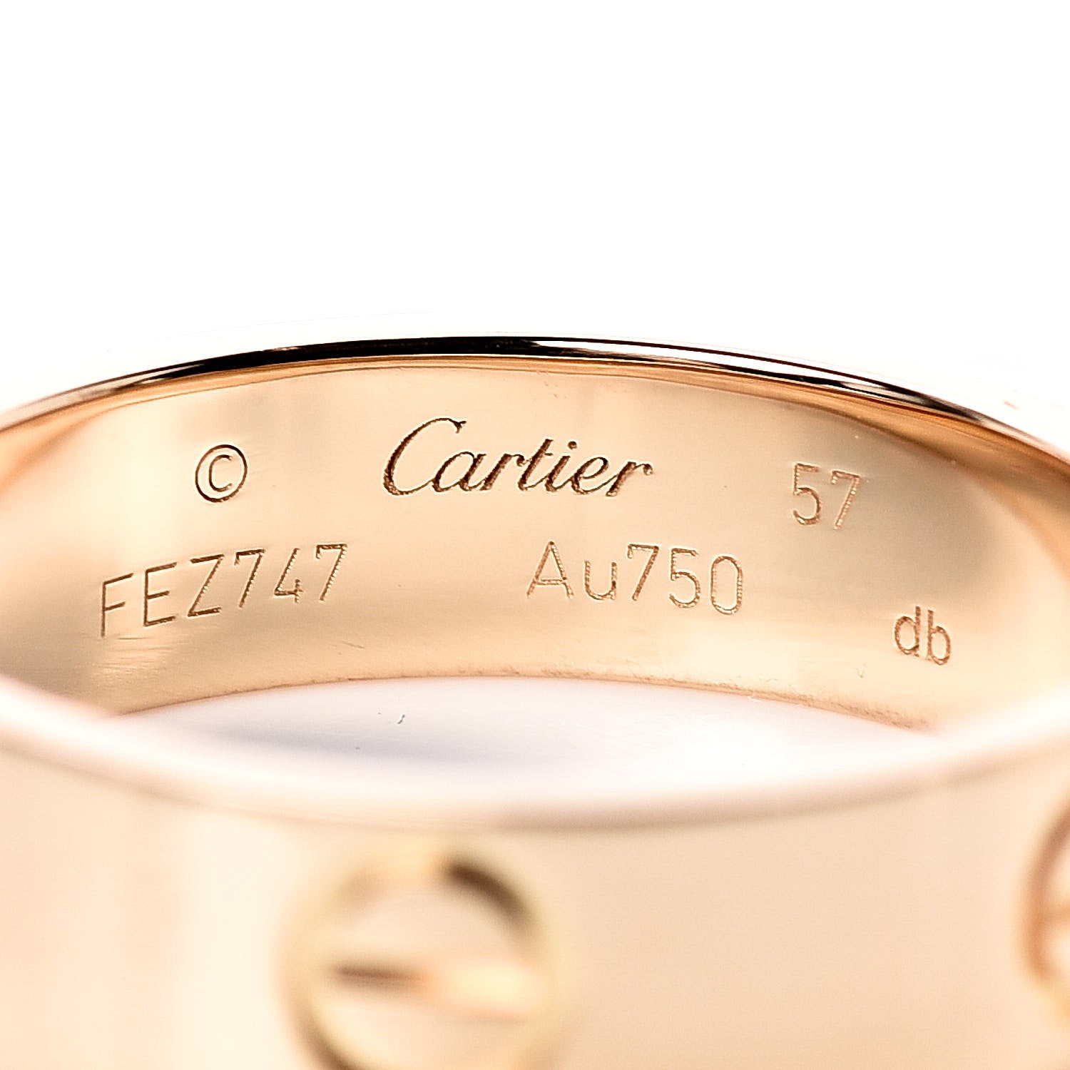 Cartier 18K Yellow Gold 5.5mm LOVE Ring 57 8 5 of 5