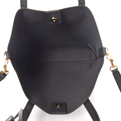 Saint Laurent Calfskin Toy Shopping Tote Earth Grey 5 of 9