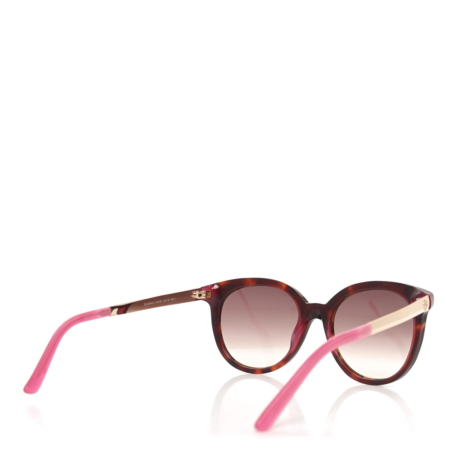 Gucci Round Eye Sunglasses Tortoise 7 of 14