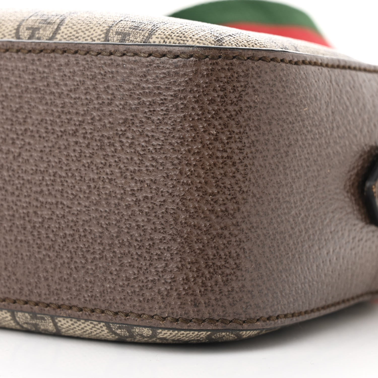 Gucci GG Supreme Monogram Web Neo Vintage Shoulder Bag Beige New Acero Crop 10 of 12