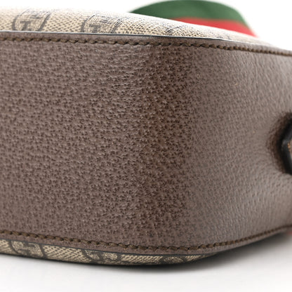 Gucci GG Supreme Monogram Web Neo Vintage Shoulder Bag Beige New Acero Crop 10 of 12