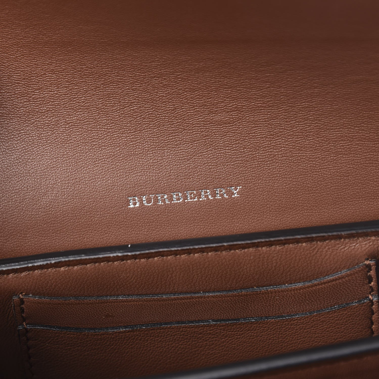 Burberry Goatskin Vintage Check Mini D-Ring Bag Black 6 of 11