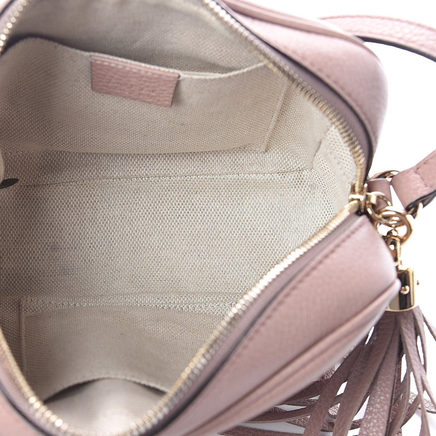Cellarius Calfskin Small Soho Disco Bag Dark Cipria