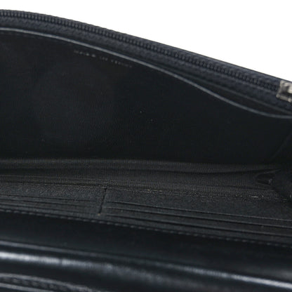 Chanel Grained Calfskin Chevron Quilted Boy Wallet On Chain WOC Black 5 of 10