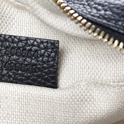 Gucci Pebbled Calfskin Small Soho Disco Bag Black 7 of 14