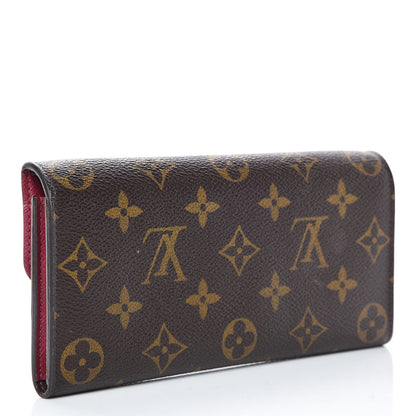Louis Vuitton Monogram Emilie Wallet Fuchsia 3 of 13
