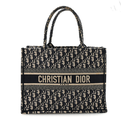 Christian Dior Oblique Medium Book Tote Blue Multicolor 1 of 9