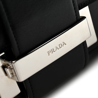 Prada City Calfskin Ribbon Bag Black 10 of 11