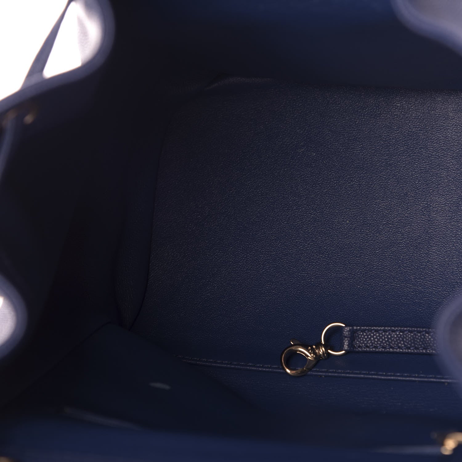 Chanel Caviar Quilted Business Affinity Backpack Blue 4 of 12