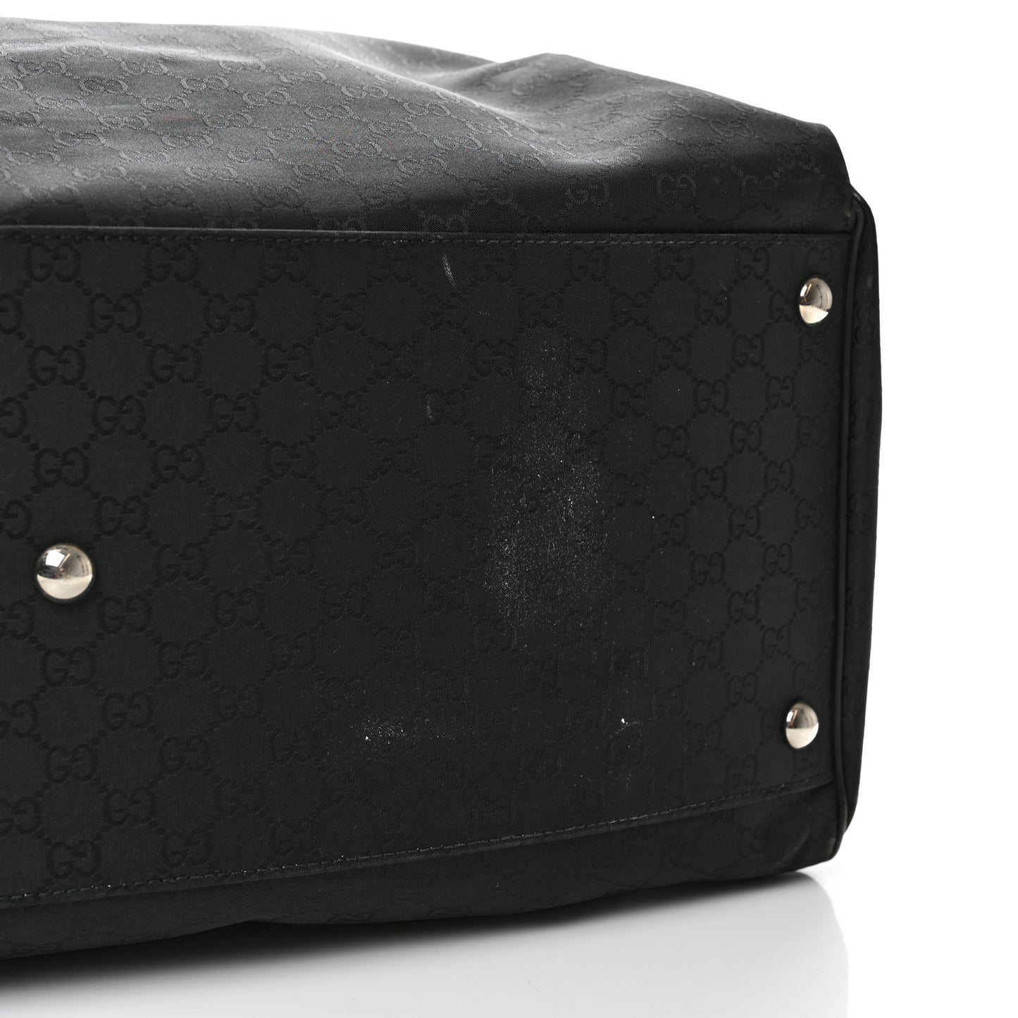 Denim Monogram Large Duffle Black