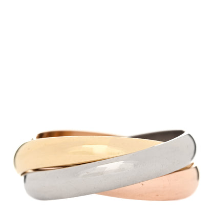 Cartier 18K Pink Yellow White Gold Classic Trinity Ring 53 6.25 2 of 3