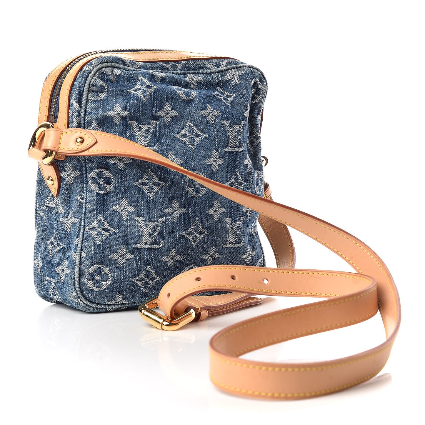 Denim Camera Bag Blue