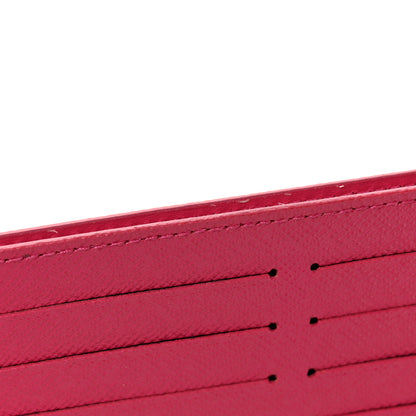 Louis Vuitton Calfskin Felicie Card Holder Insert Pink 10 of 10