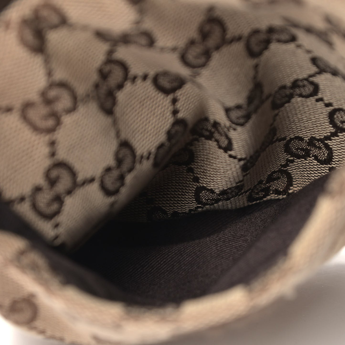 Monogram Web Belt Bag Dark Brown
