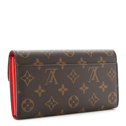 Louis Vuitton Monogram Sarah Wallet NM Coquelicot 3 of 15