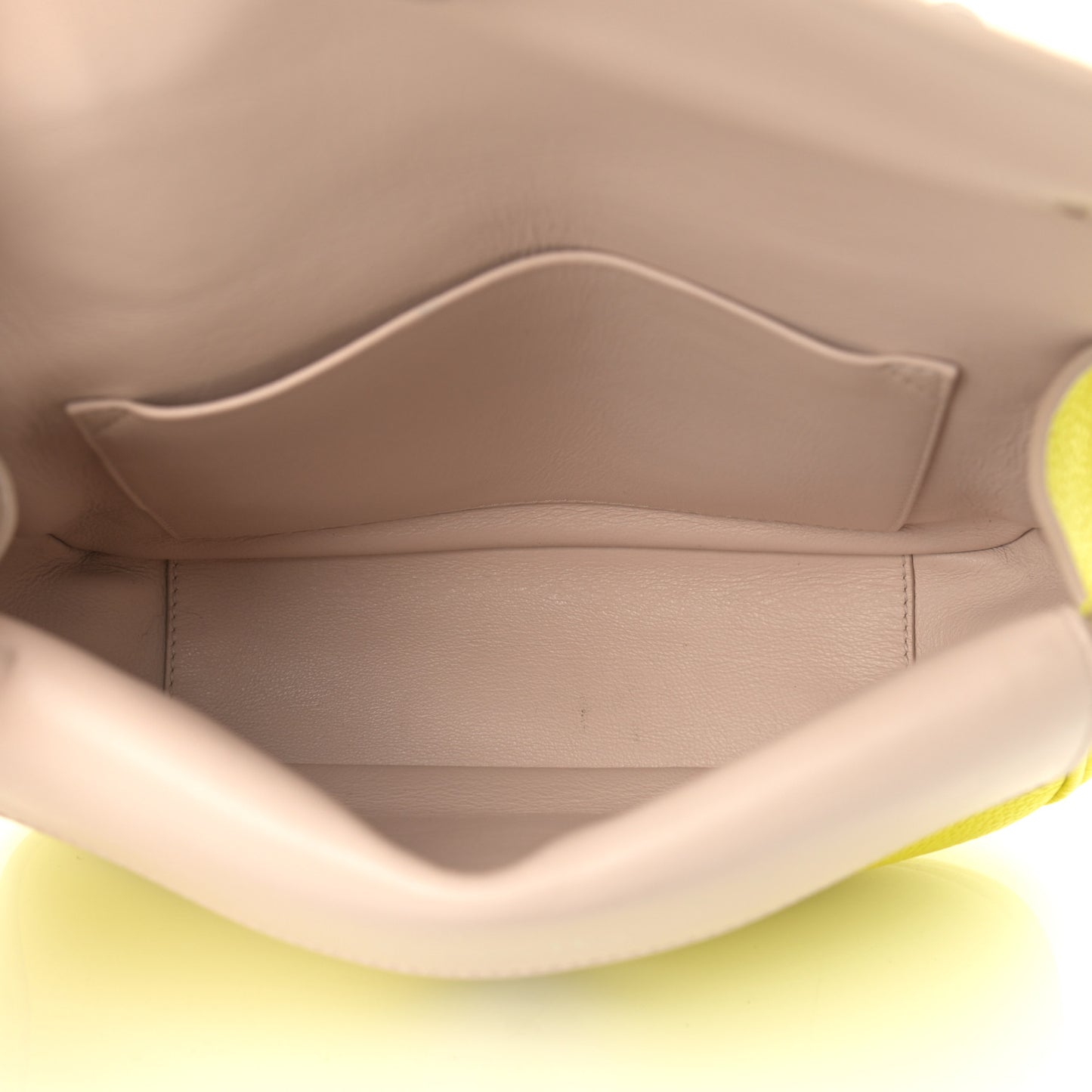 Bullcalf Mini Be Dior Flap Vert Acide