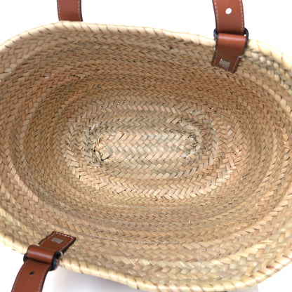 Loewe Raffia Large Basket Tote Bag Natural Tan 4 of 4