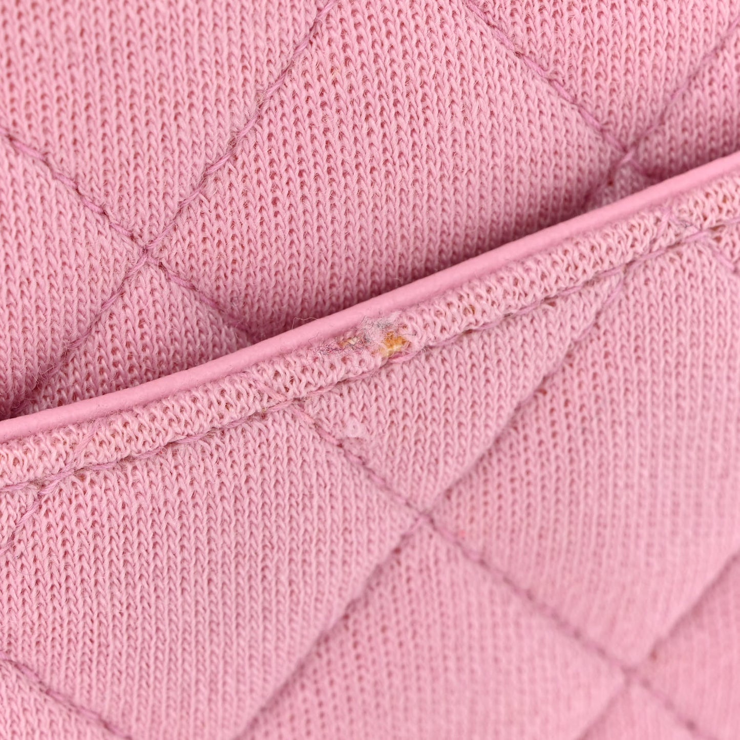 Jersey Quilted Small Double Flap Pink