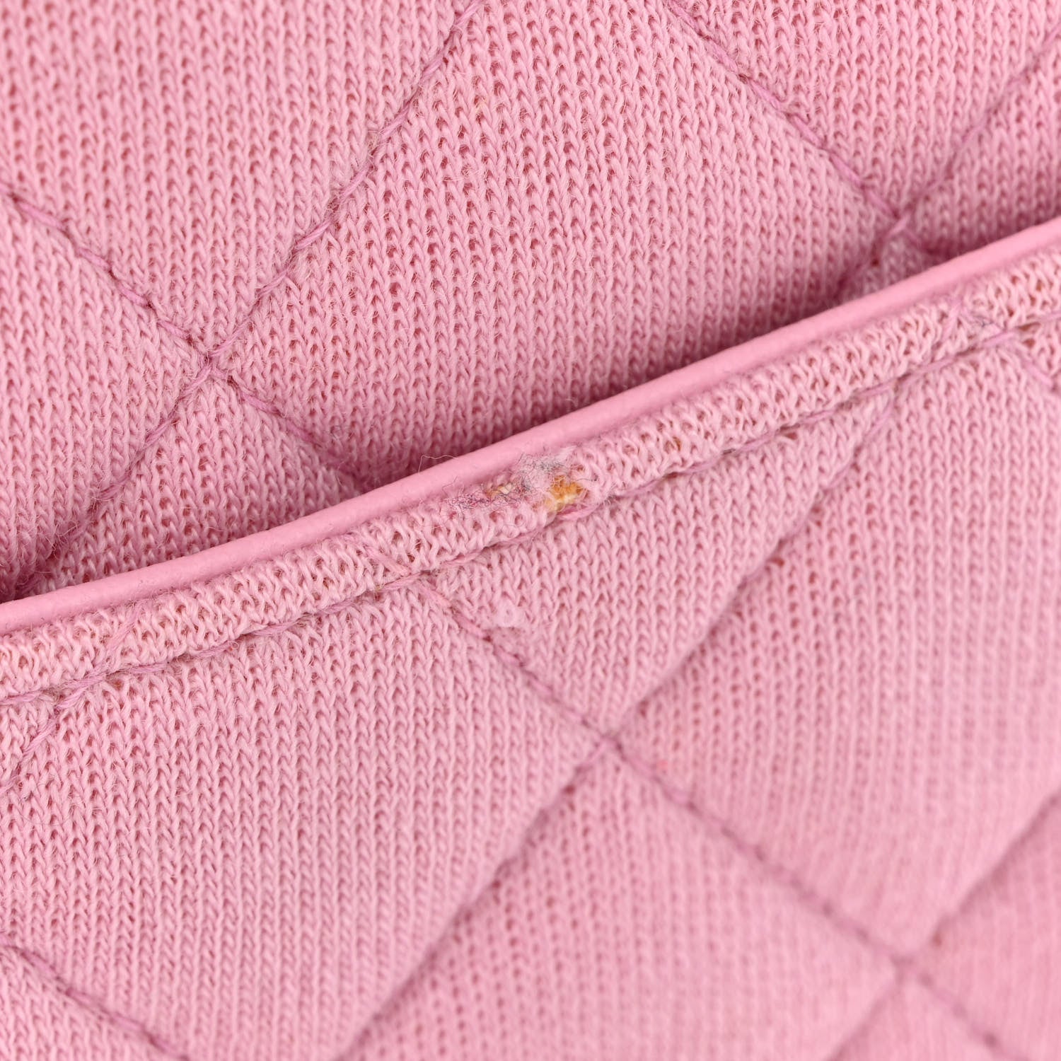 Chanel Jersey Quilted Small Double Flap Pink 11 of 15