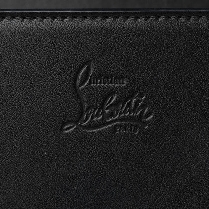 Christian Louboutin Calfskin Spikes Paloma Clutch Black 6 of 11