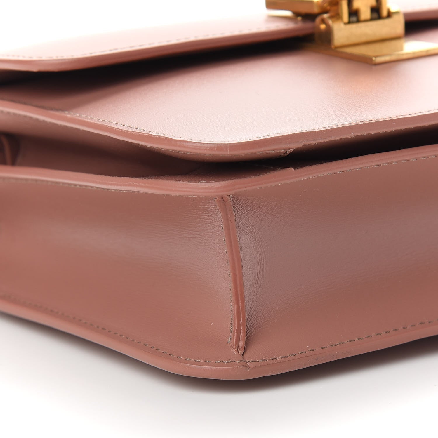 Celine Box Calfskin Teen Classic Box Flap Bag Antique Rose 7 of 8