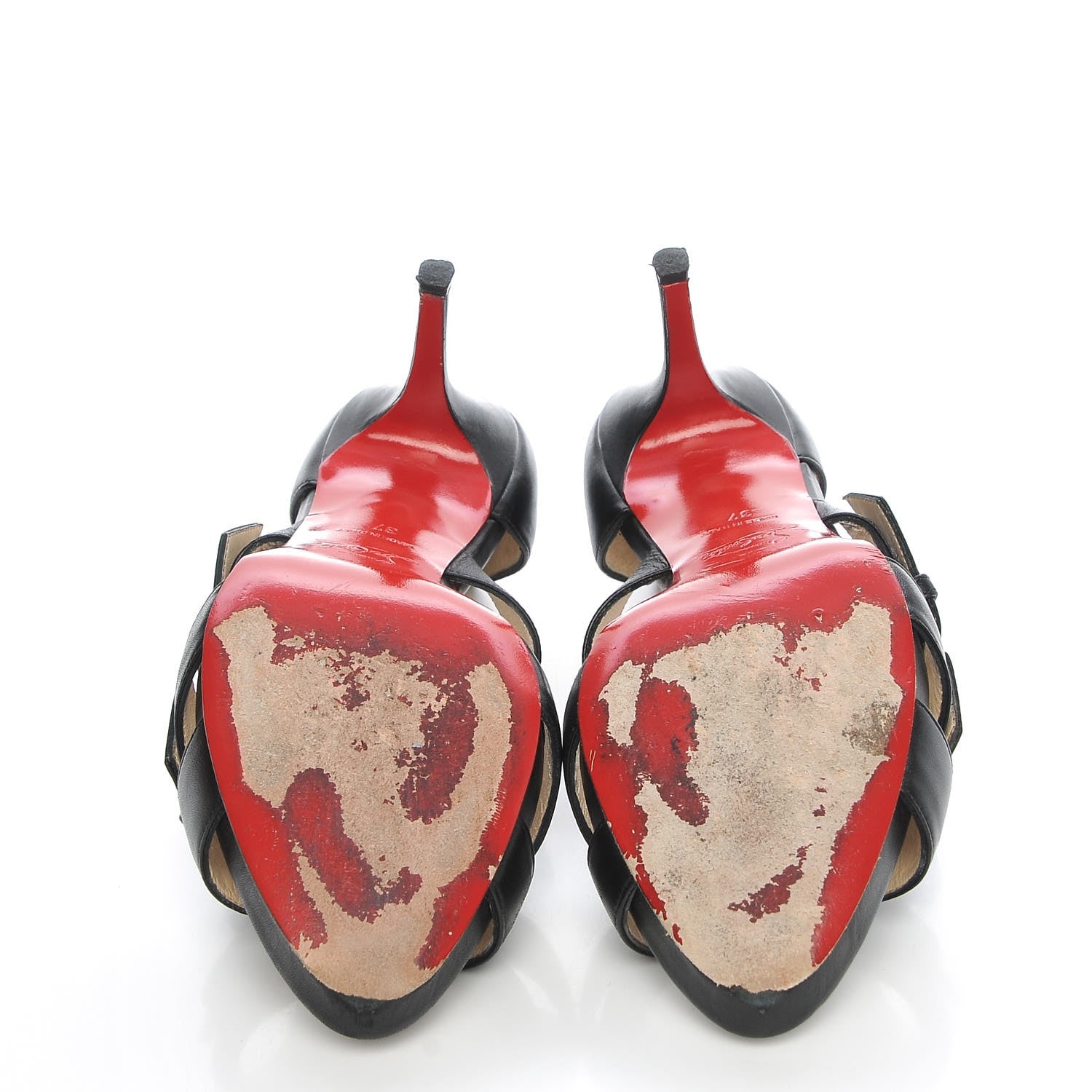 Christian Louboutin Calfskin VIP Atalanta 85 Sandals 37 Black 7 of 14