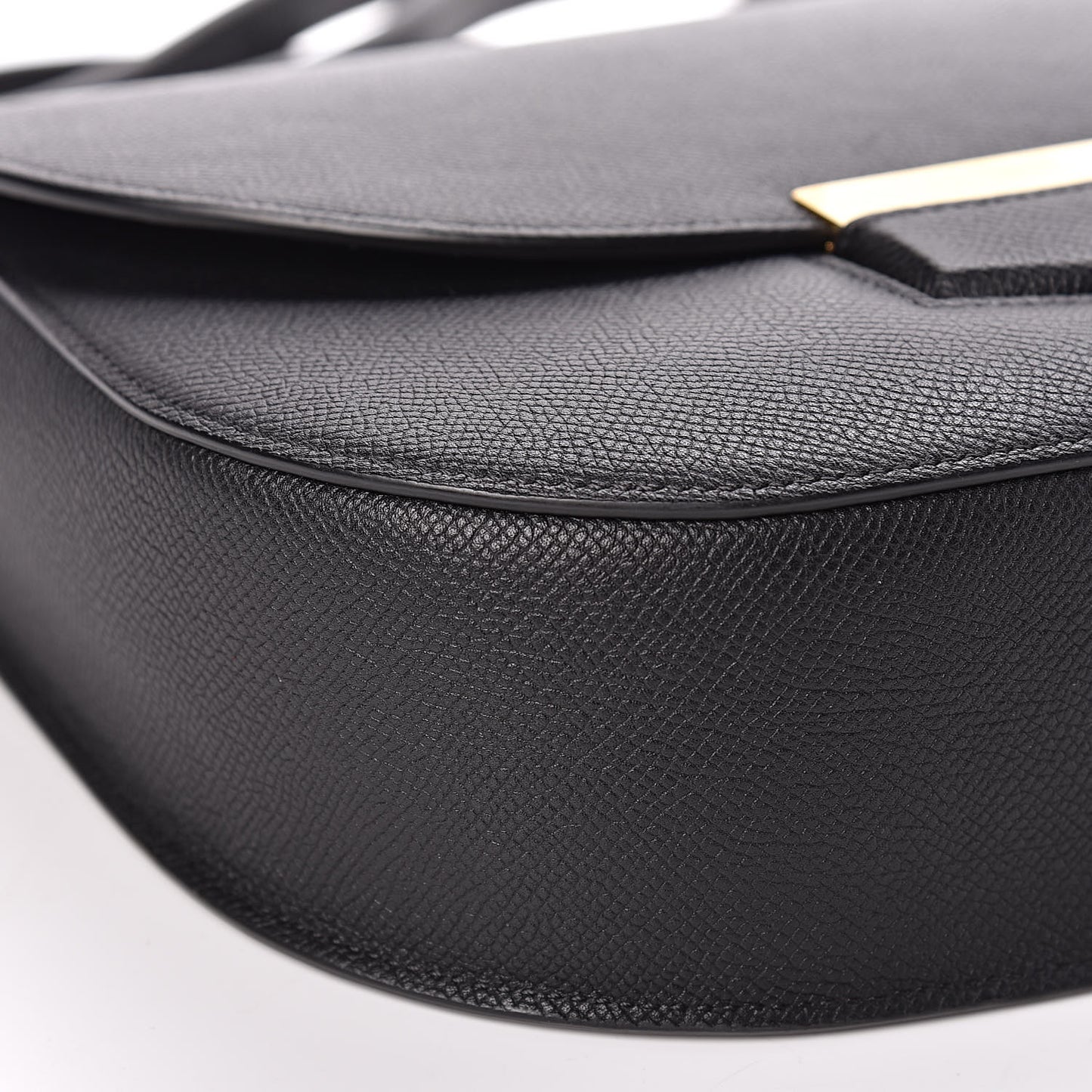Grained Calfskin Compact Trotteur Black