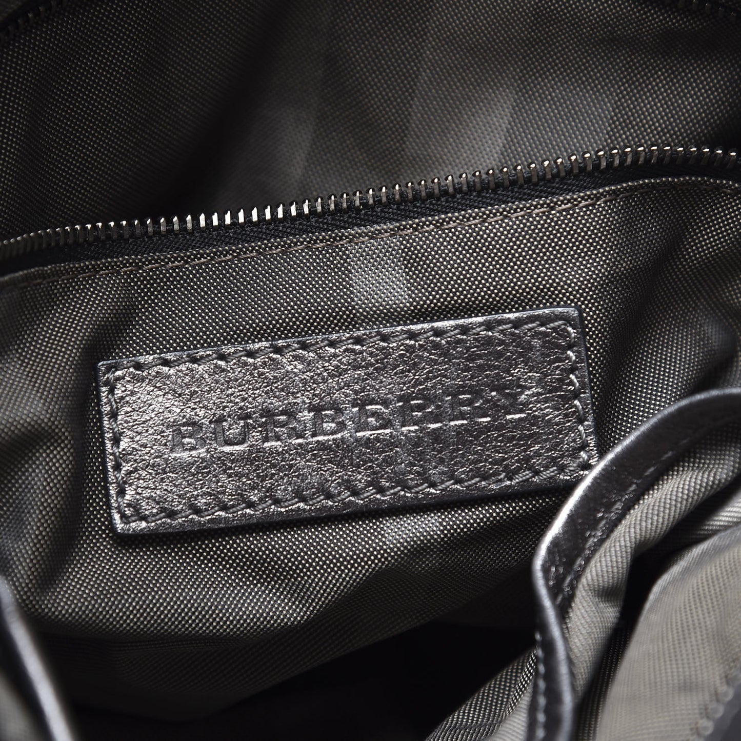 Metallic Calfskin Shoulder Bag Anthracite