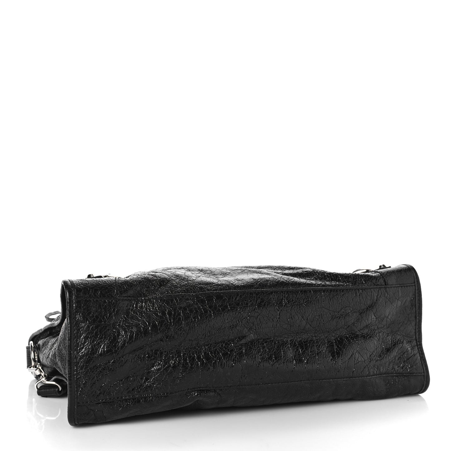 Agneau Classic Silver Hardware City Black