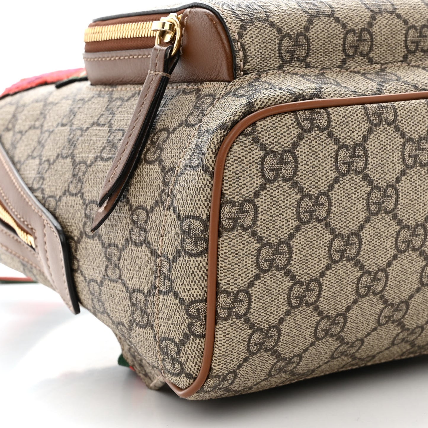 GG Supreme Monogram Web Blind For Love Embroidered Small Day Backpack