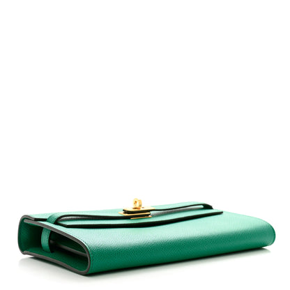 Hermes Epsom Kelly Wallet To Go Vert Jade 4 of 8