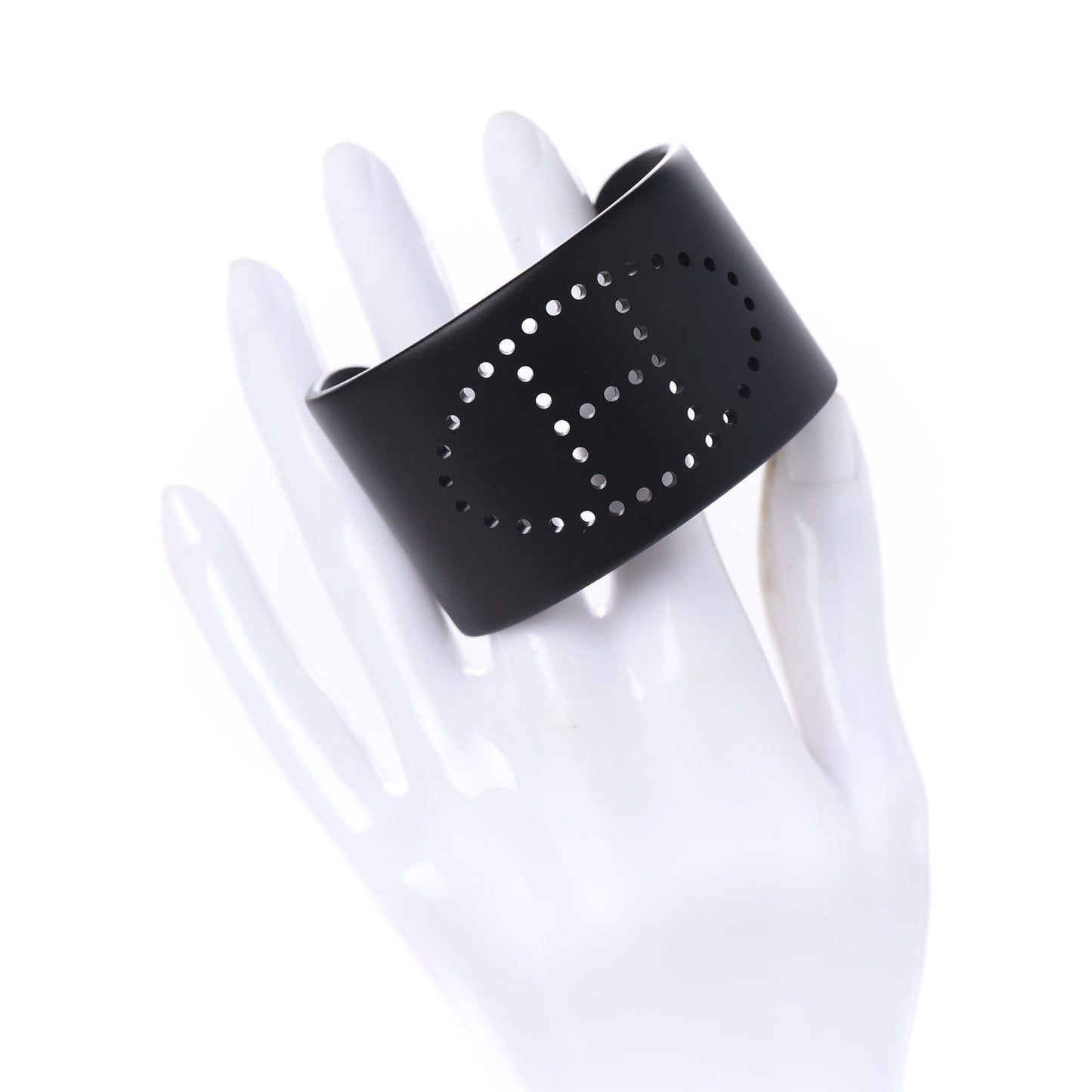 Aluminium Evelyne Sunset Cuff Bracelet T3 Black
